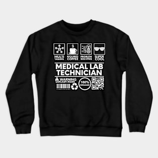 Medical Lab Technician black Crewneck Sweatshirt